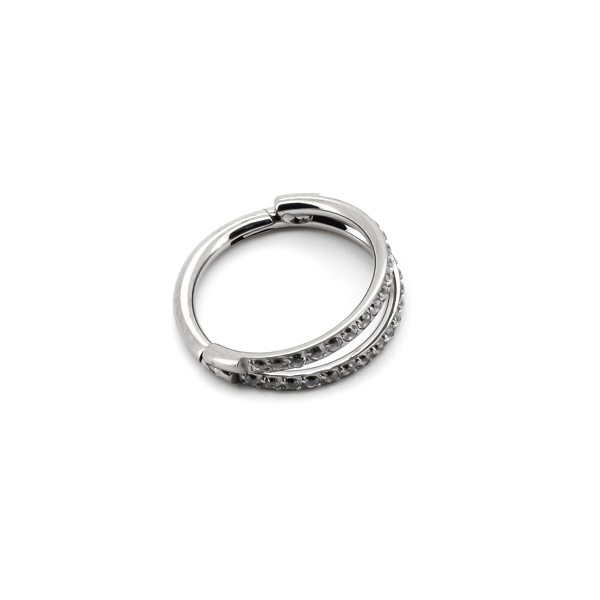 Double bright clicker ring