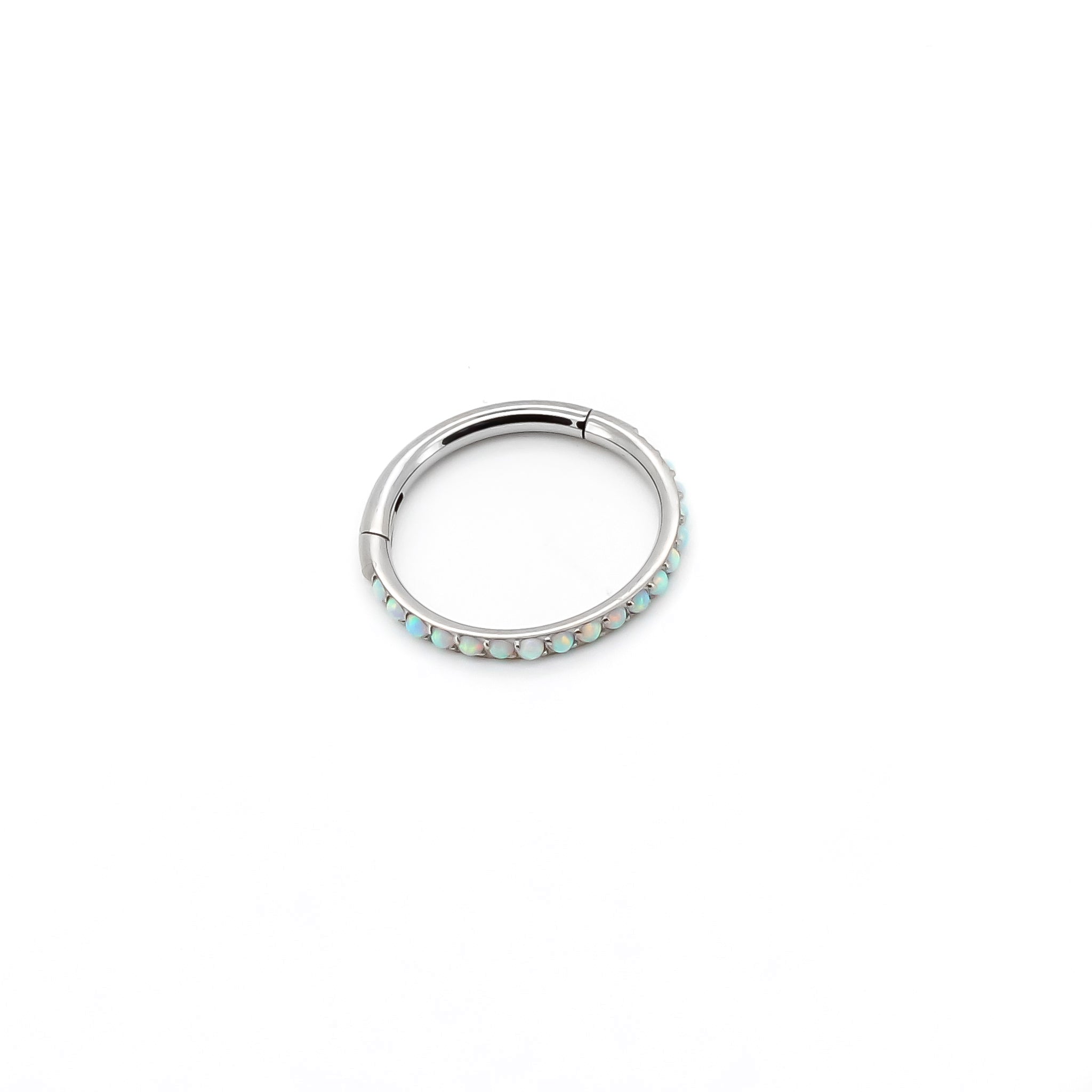 Opal clicker ring