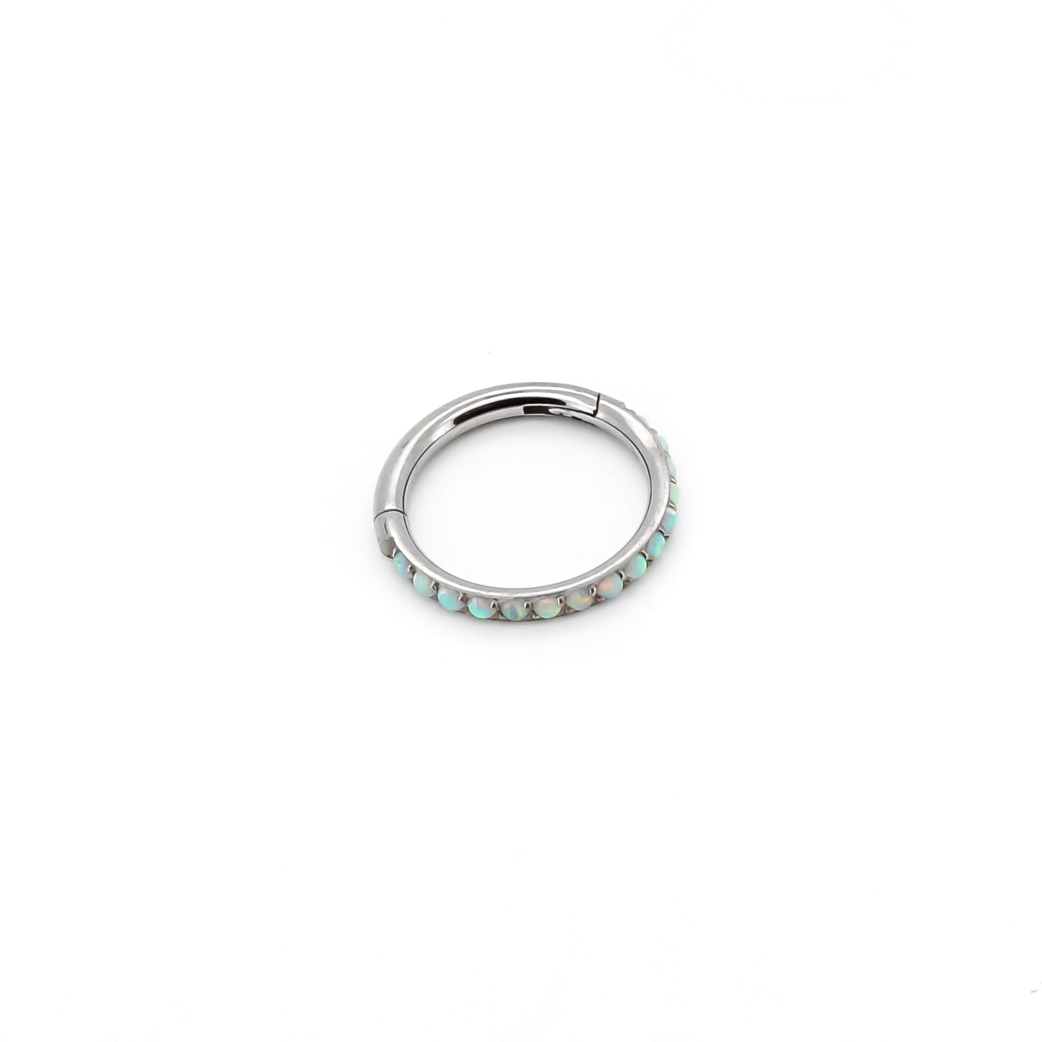 Opal clicker ring