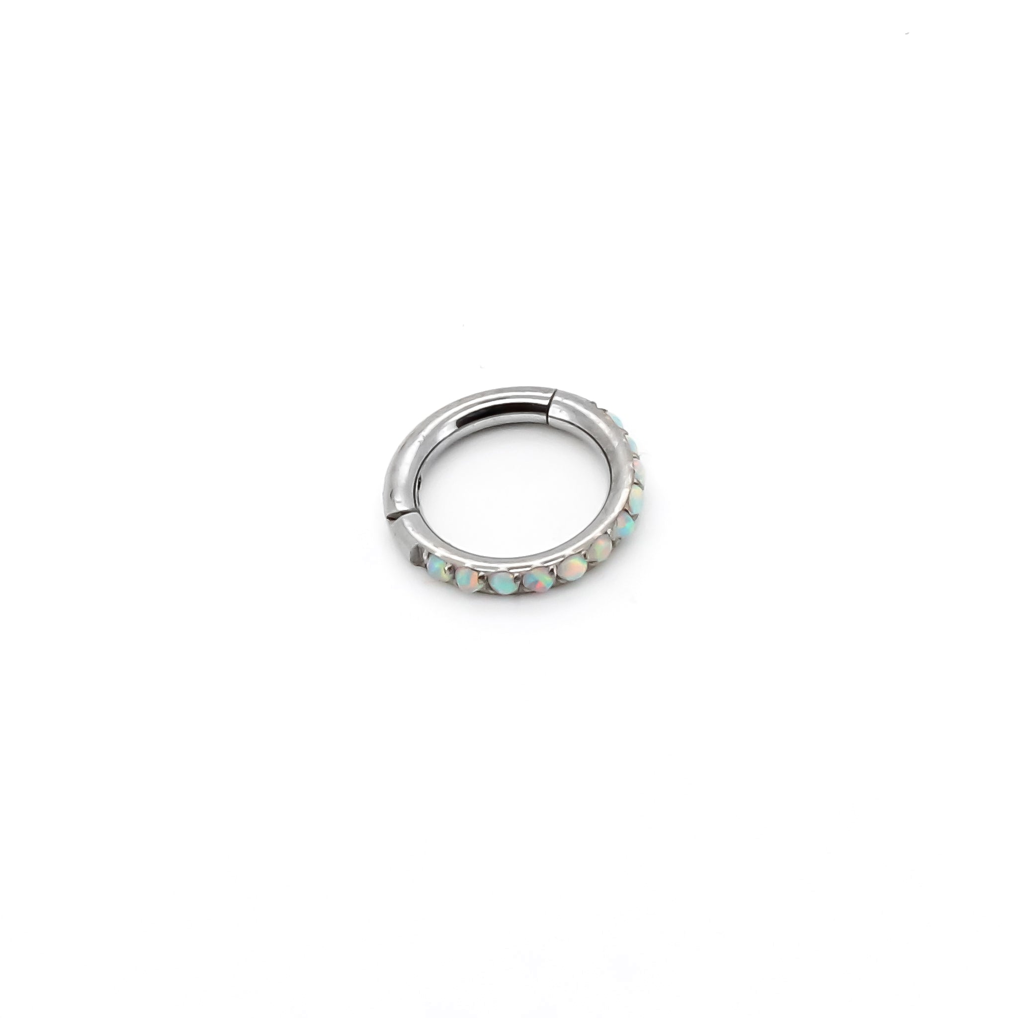 Opal clicker ring
