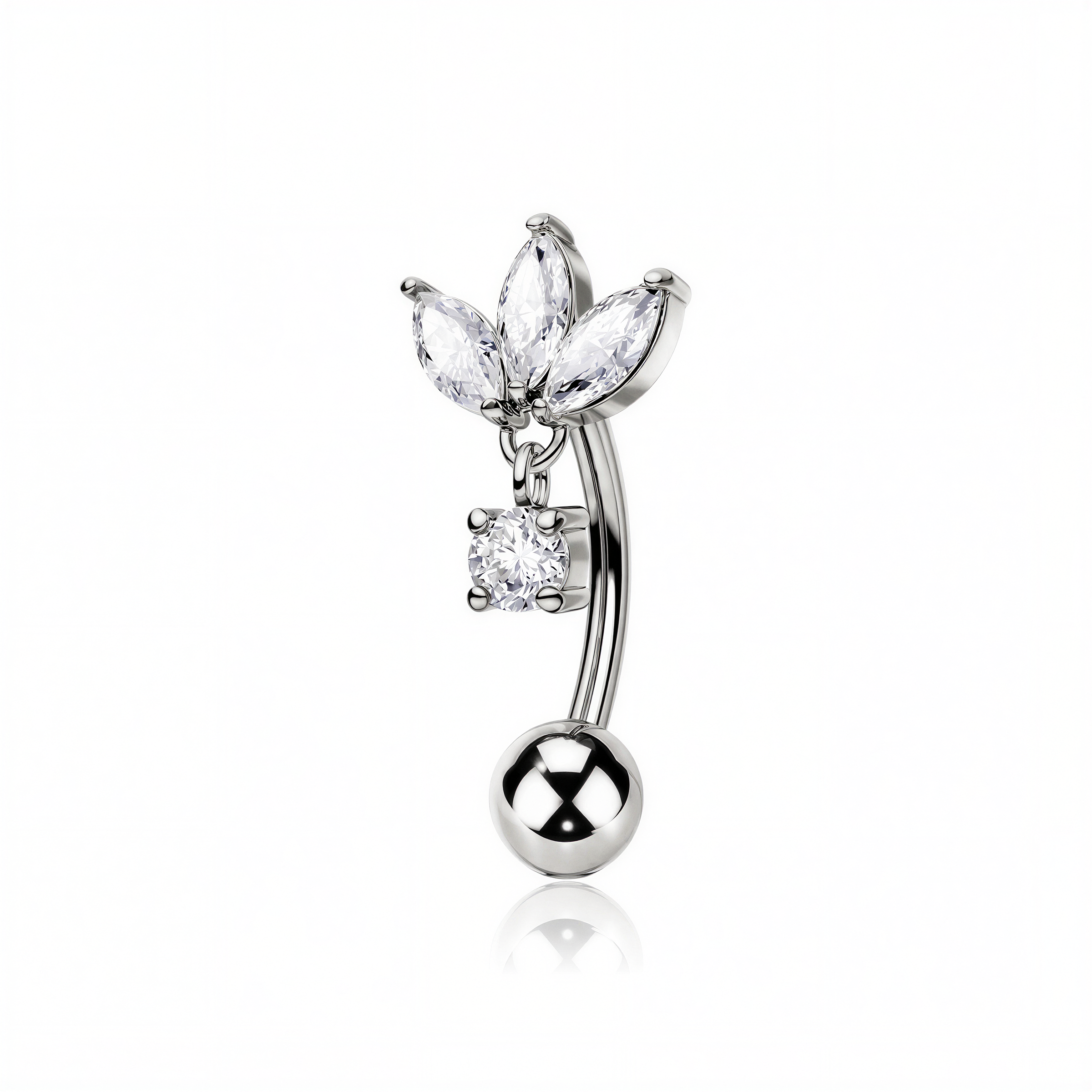 Marquise charm belly
