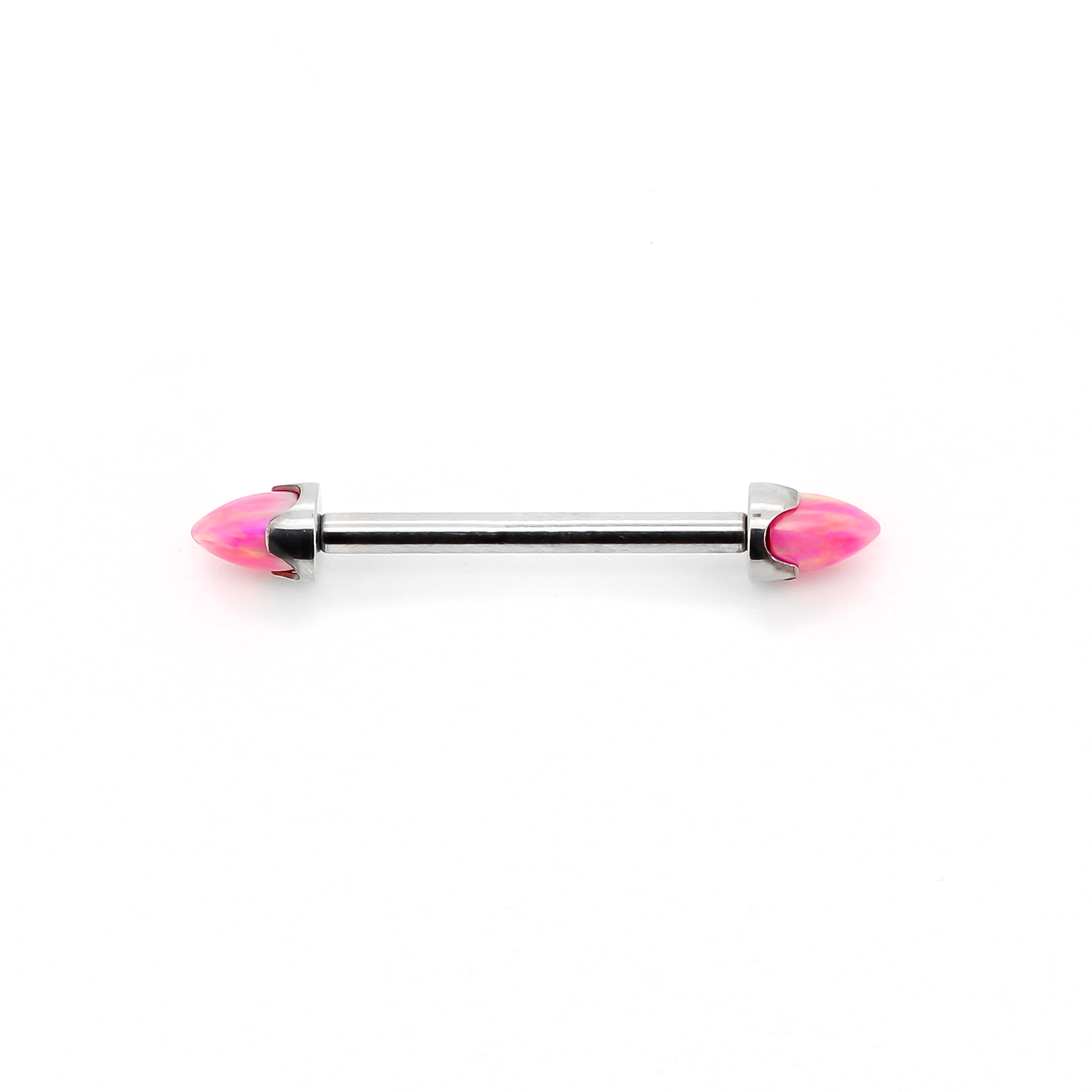 Colorful spike barbell