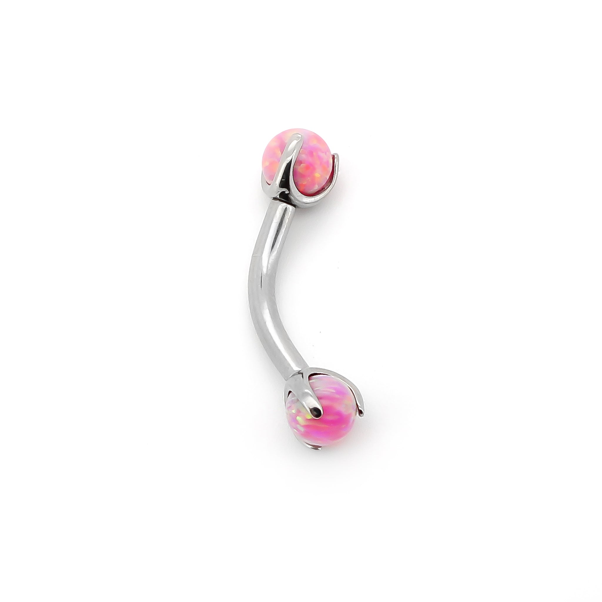 Opal gemstone navel
