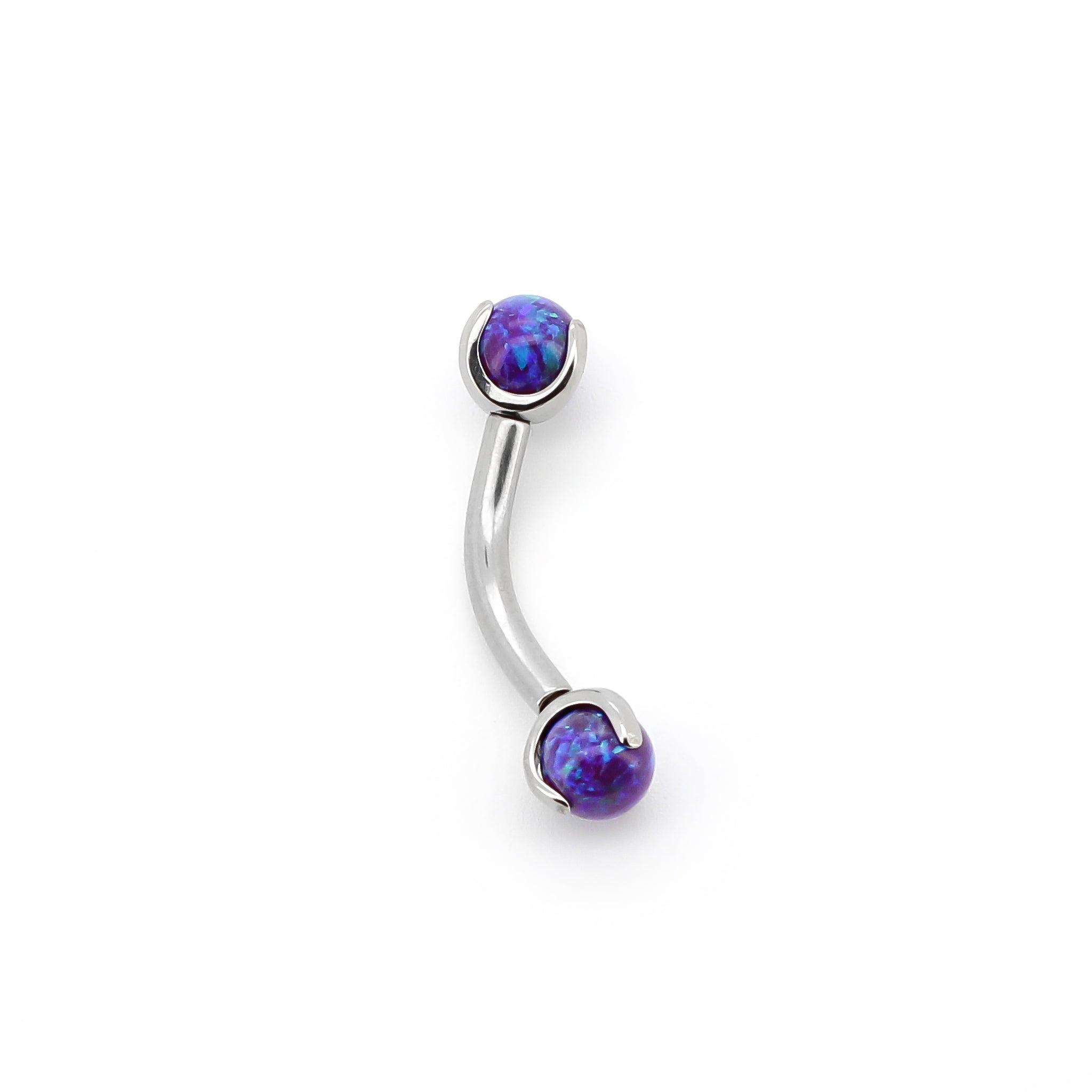 Opal gemstone navel