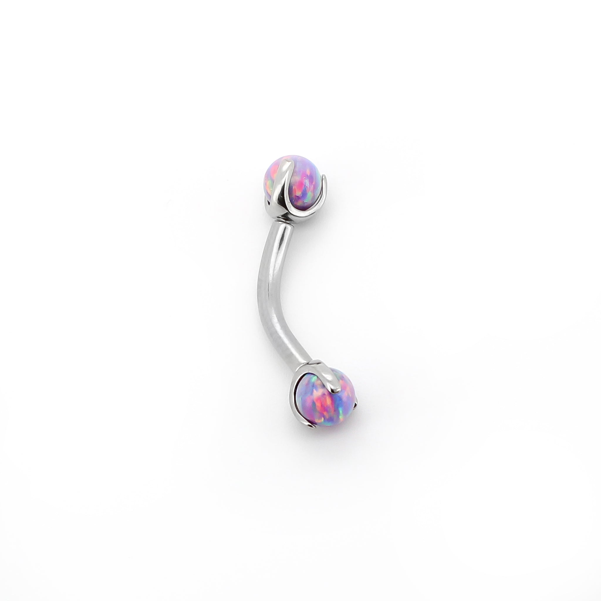 Opal gemstone navel