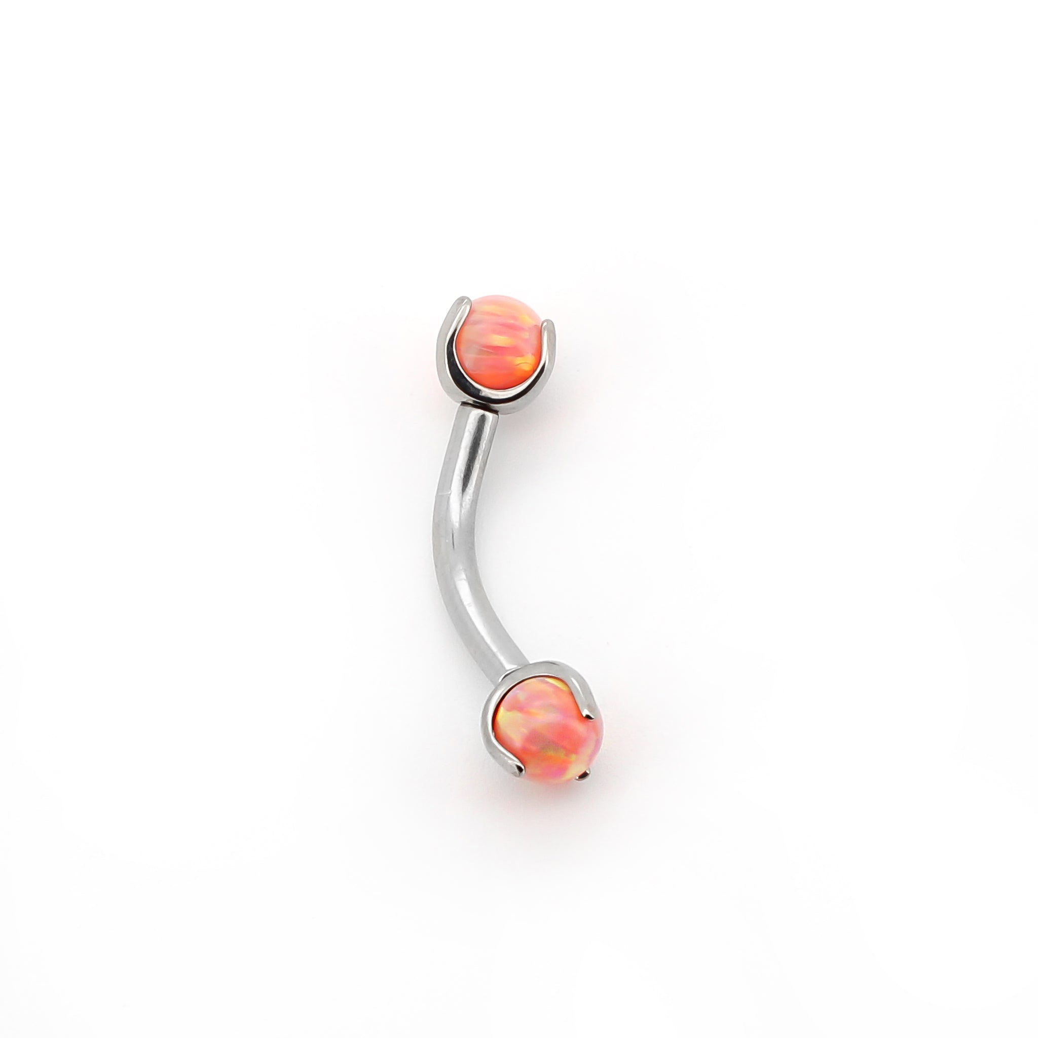Opal gemstone navel