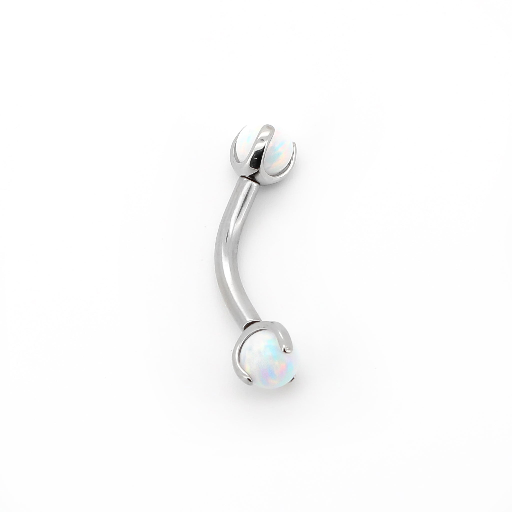 Opal gemstone navel