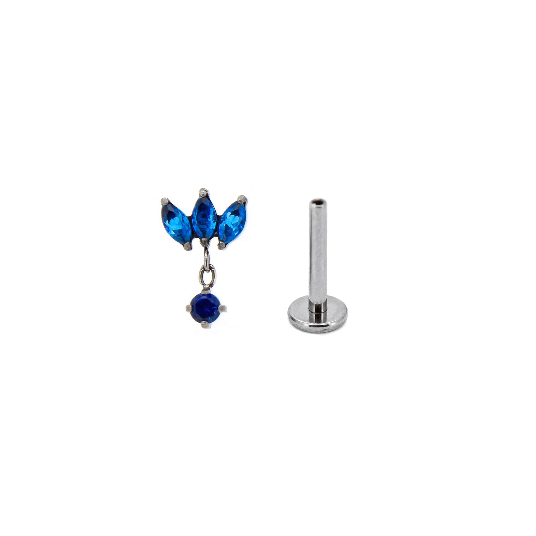 Colorful marquise pendant