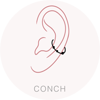 Piercing Conch in Titanio