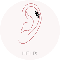 Piercing Helix in Titanio
