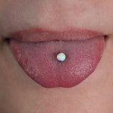 T opal gemstone tongue